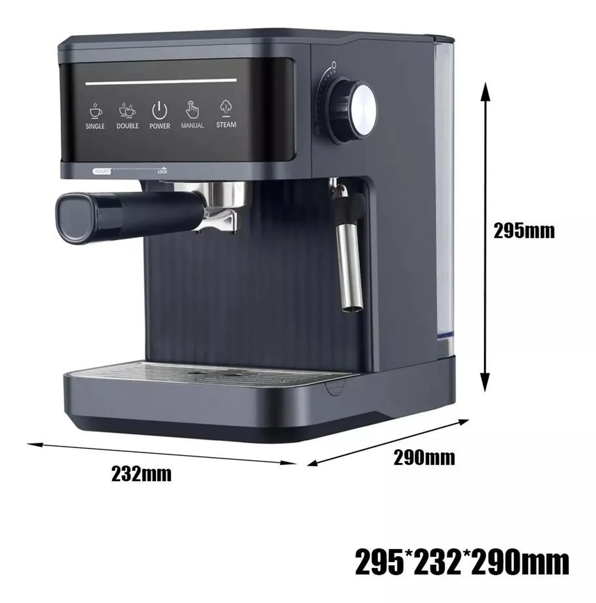 20 Bar Espresso Machine Smart Touchscreen 360 Steam