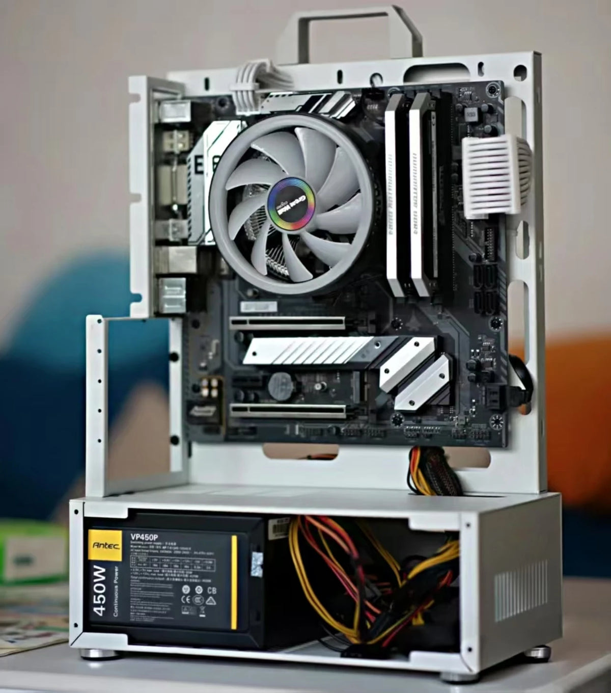 Open Frame Pc Case 240/360 Liquid & Air