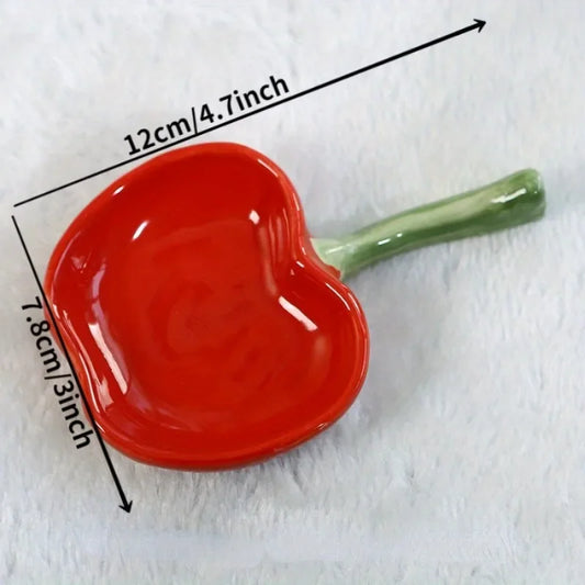1pc Ins Style Cutlery Cute Ceramic Small Dish