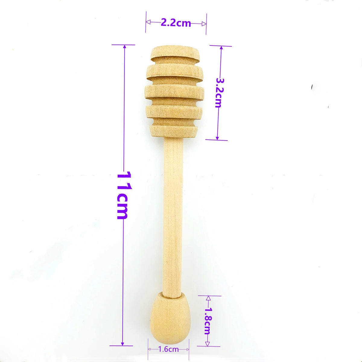Honey Stir Bar Mixing Handle Jar Spoon Wooden