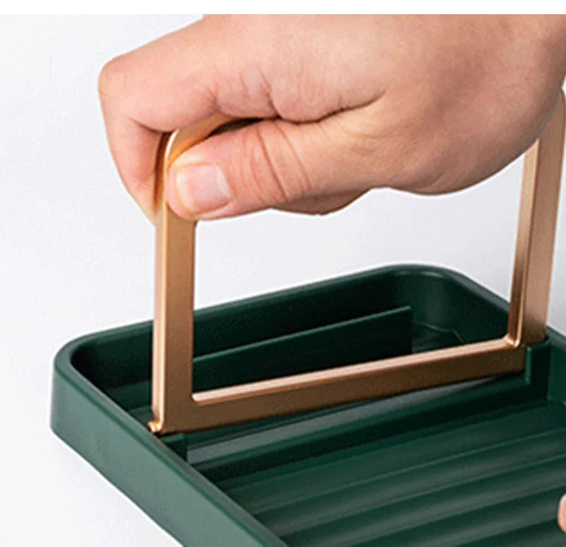 Desktop Pot Lid Holder Foldable Pot Cover Rack