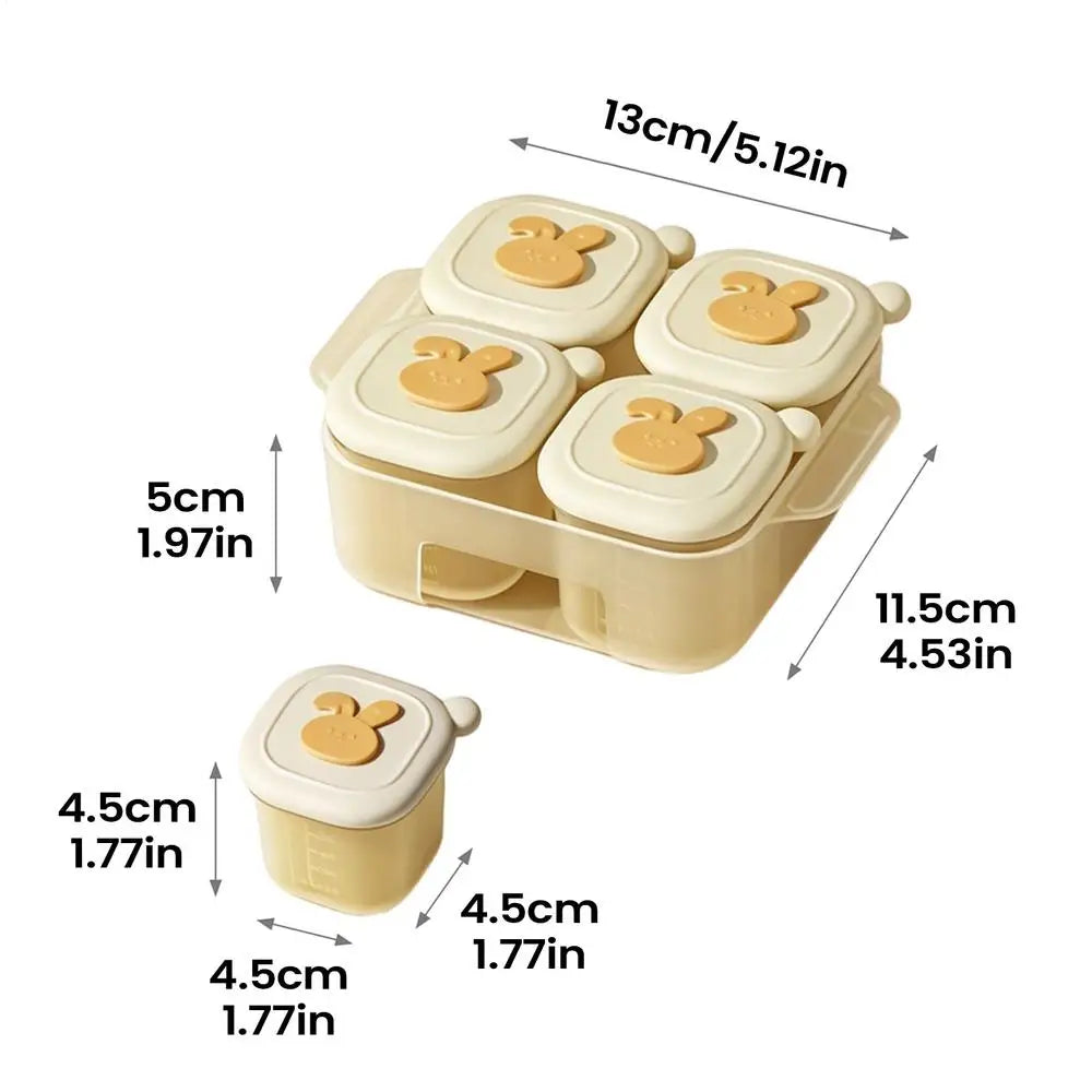 Baby Food Storage Containers Freezer Trays Food Storage