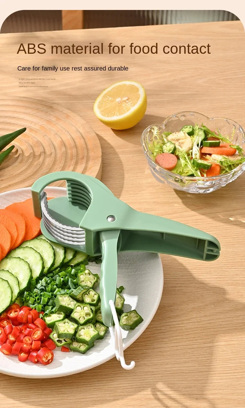 Stainless Steel Vegetable Fruit Slicer Multi Functional Salad