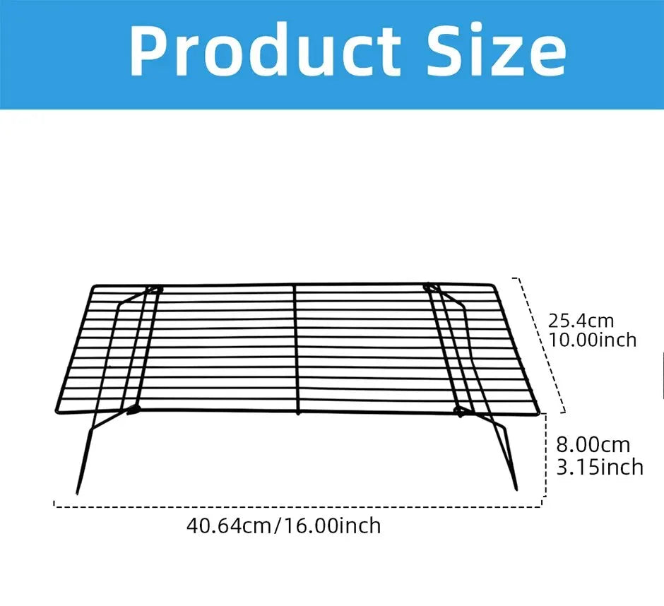 Non Stick Wire Grid Baking Tray Cake Cooling