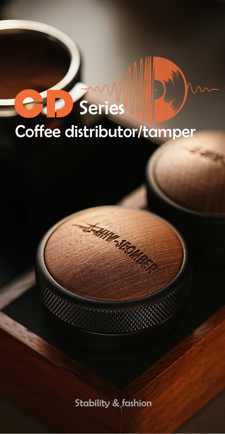 Mhw-3bomber 51/53/58mm Espresso Tamper Coffee Distributor