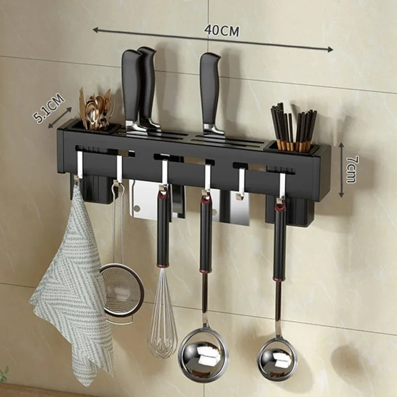 Stainless Steel Frame Wall Mounted Knife Holder Nail