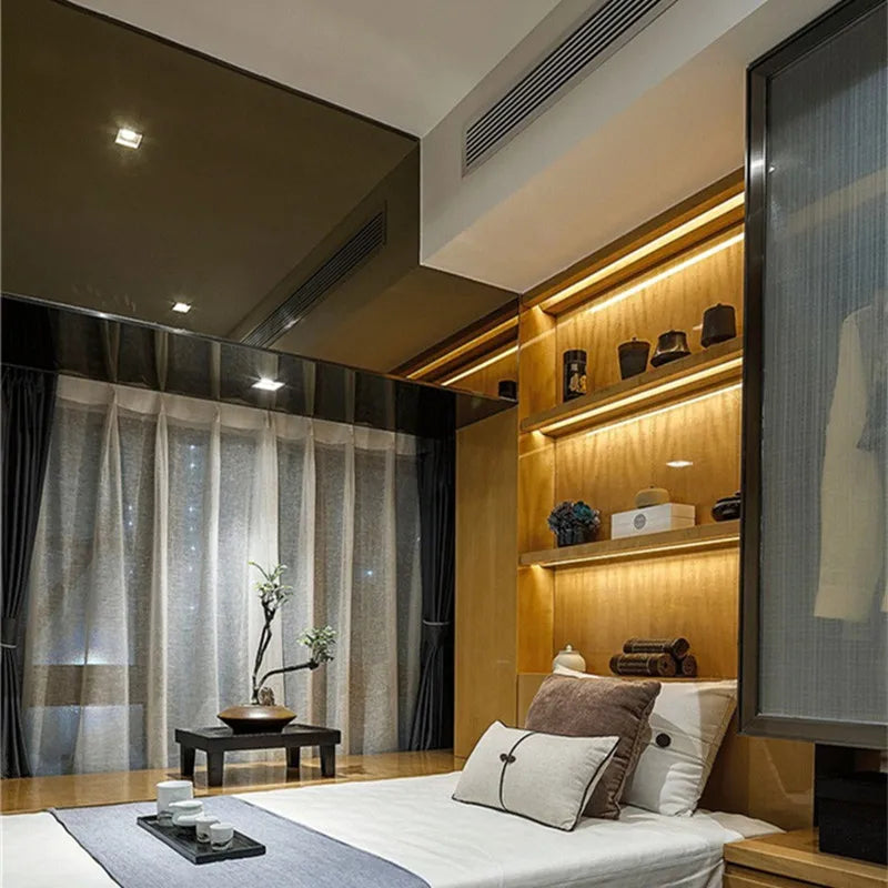 45degree Hidden Lighting Hard Bar Light Invisible Recessed