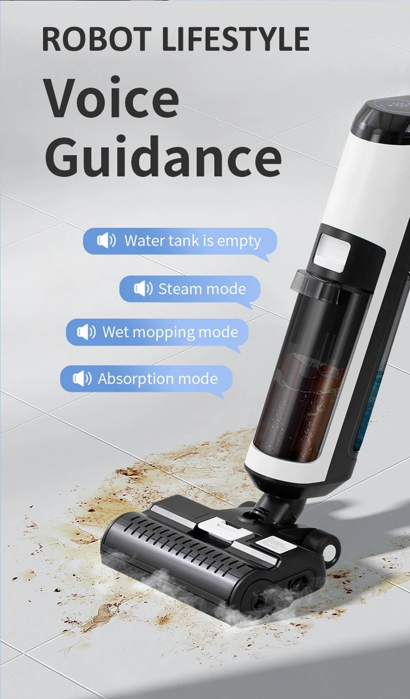 Cordless Handheld Vacuum Cleaner Wet Dry Cleaning Robot