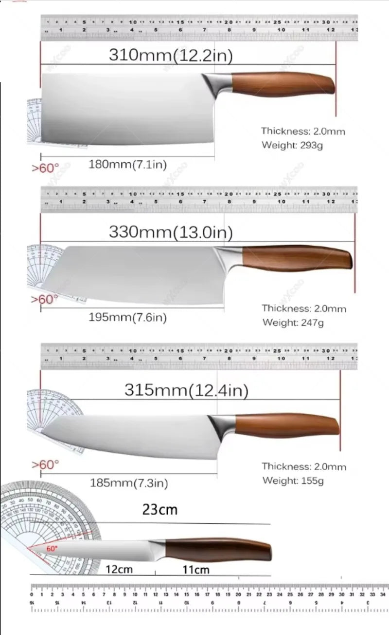 Wxcoo Japanese Knives Stainless Steel Professional Chef Knife
