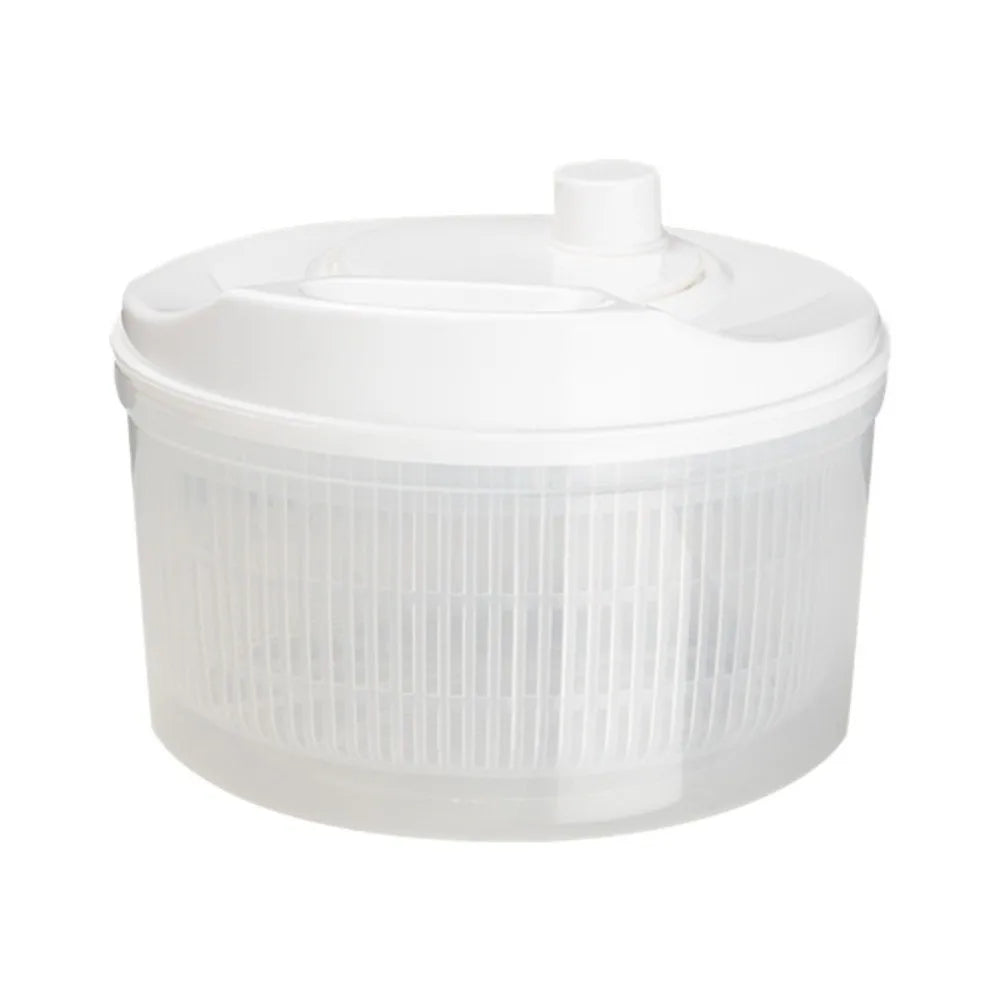 White Vegetable Dehydrator Salad Spinner Dryer Fruit Lettuce