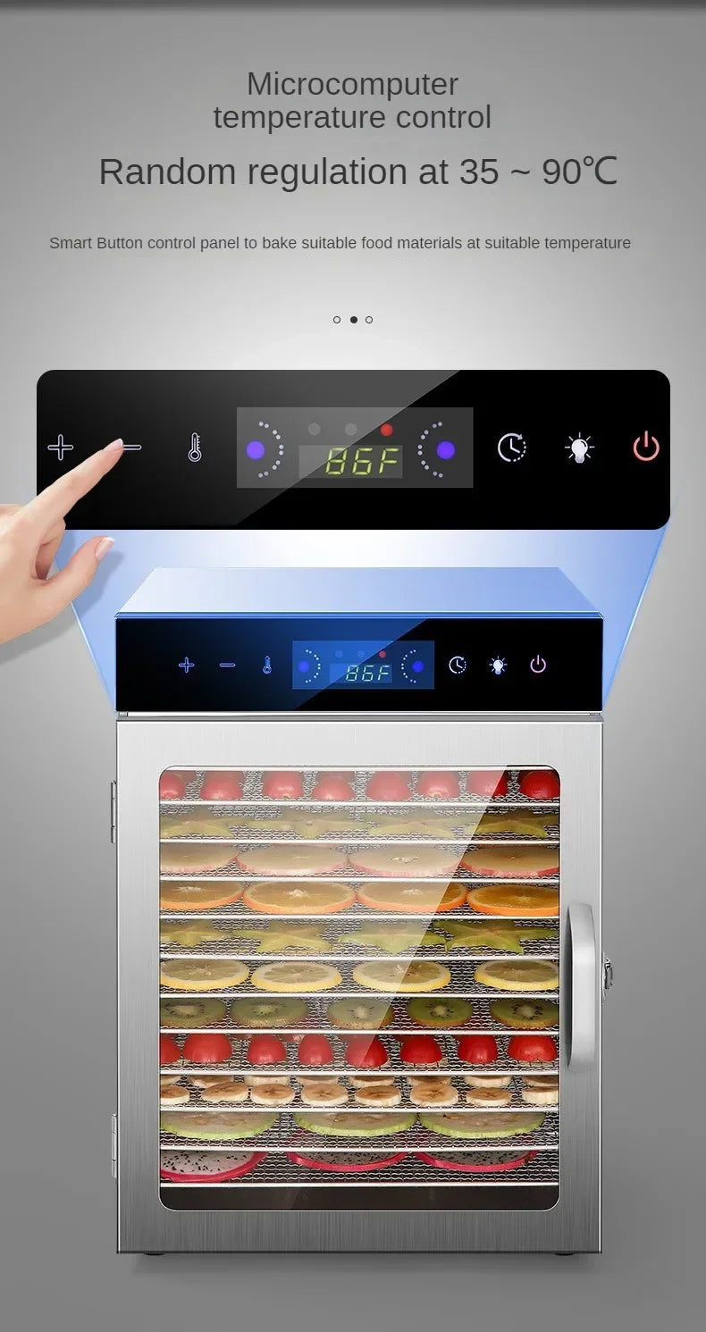 6/8/12/18 Layers Fruit Air Dryer Vegetable Snacks Meat