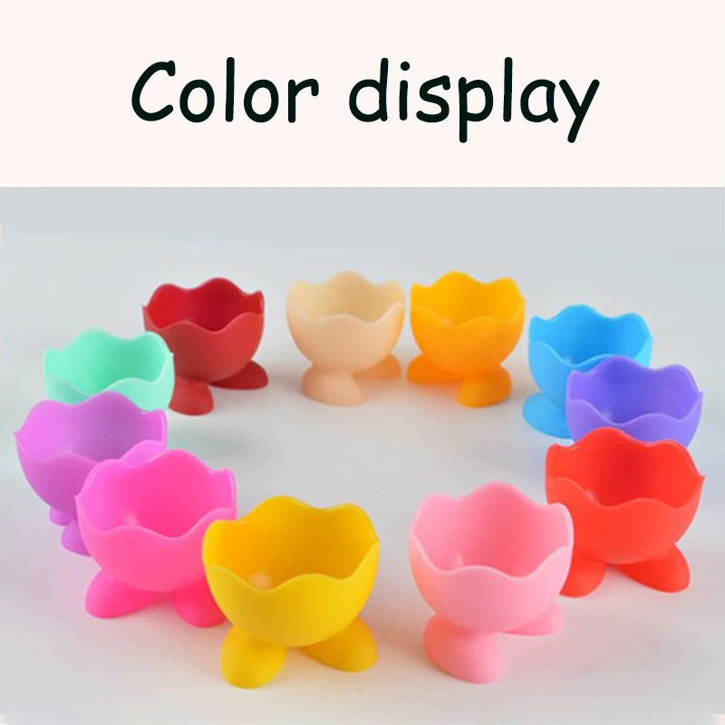 Breakfast Cooking Silicone Eggcup Egg Holder Boiler Egg