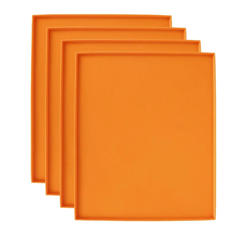 Silicone Baking Mat Edges Non-Stick Baking Pan Cake