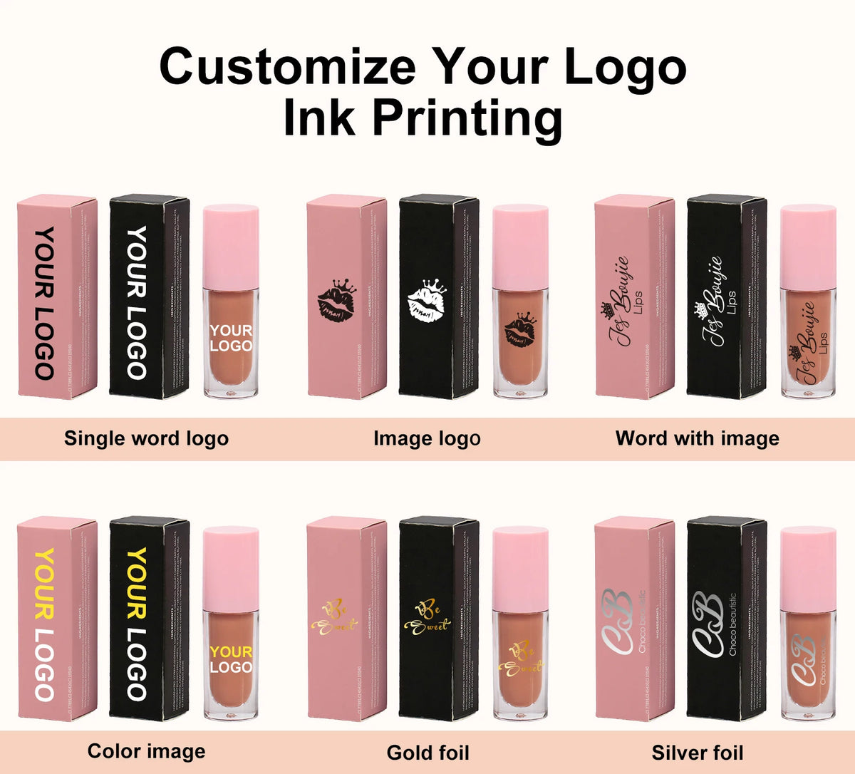 Lip Gloss Big Brush Private Label Custom Logo