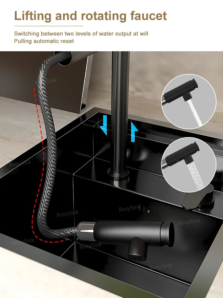Hidden Apartment Bar Caravan Sink Stainless Steel Sink