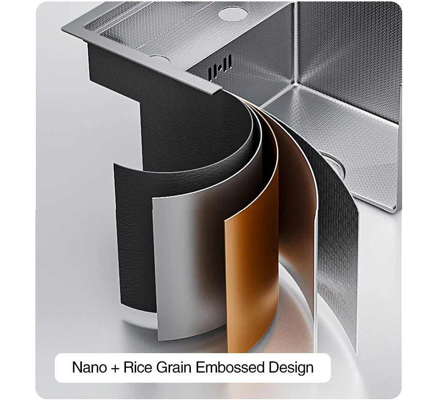 Asras Sus 304 Nanometer Hidden Island Sink Rice