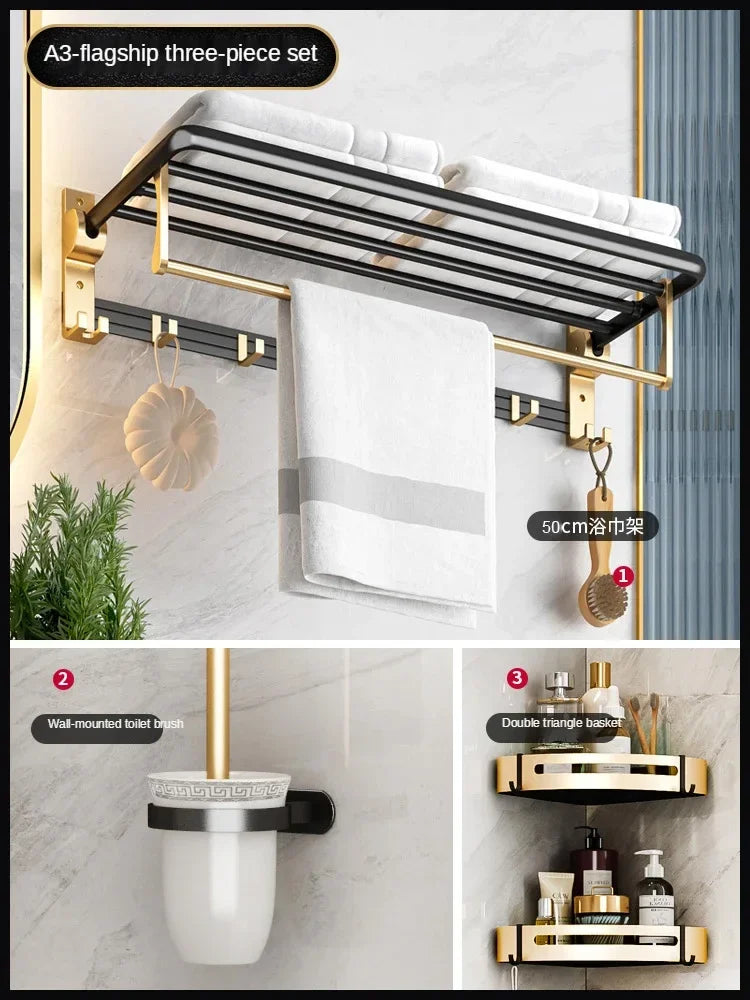 Bathroom Holder Toilet Paper Holder Towel Rack Toilet