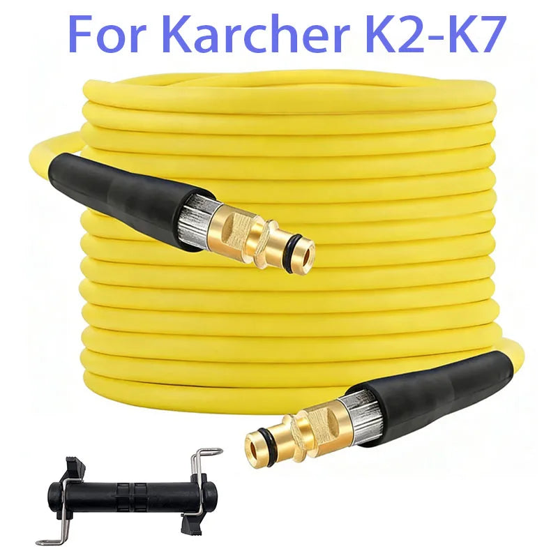 High Pressure Washer Hose Pipe Cord Car Water