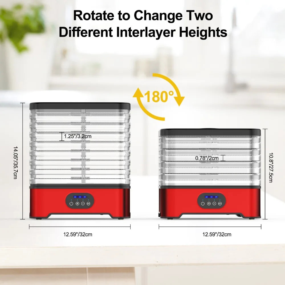 Cross-Border Food Dehydrator 8-Layer Large-Capacity Smart Food