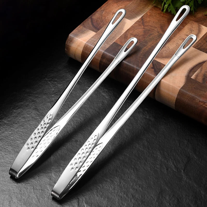 Tongs Barbecue Grill Tongs Cooking Tweezers Stainless Steel