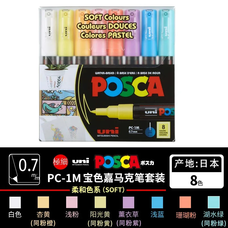 Uni Posca Full Marker Pen Storage Bag Pc-1m