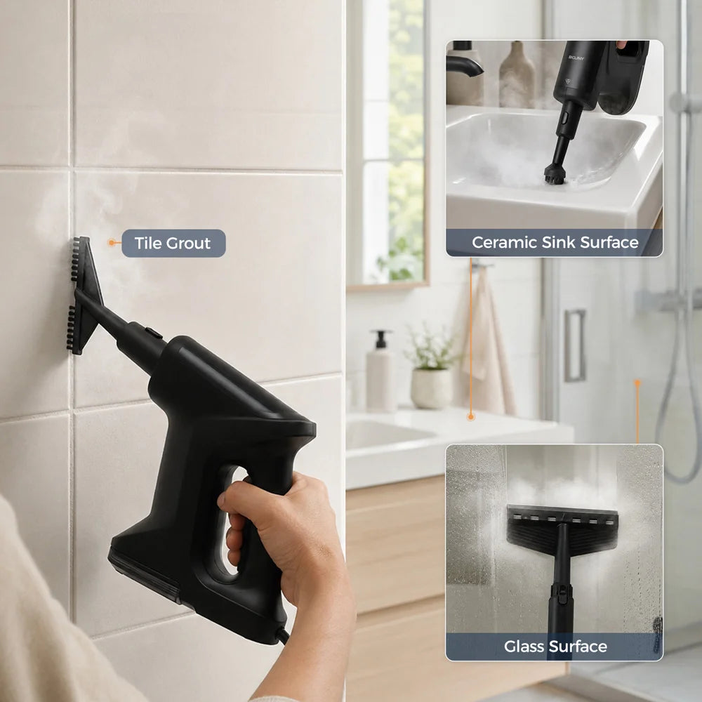 Rouny 11-In-1 Steam Mop Detachable Handheld Steamer 20s