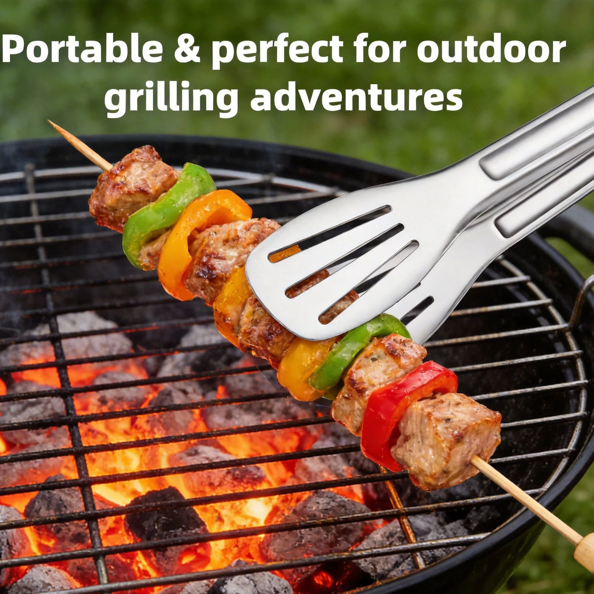 Stainless Steel Food Tongs Barbecue Tongs Meat Salad