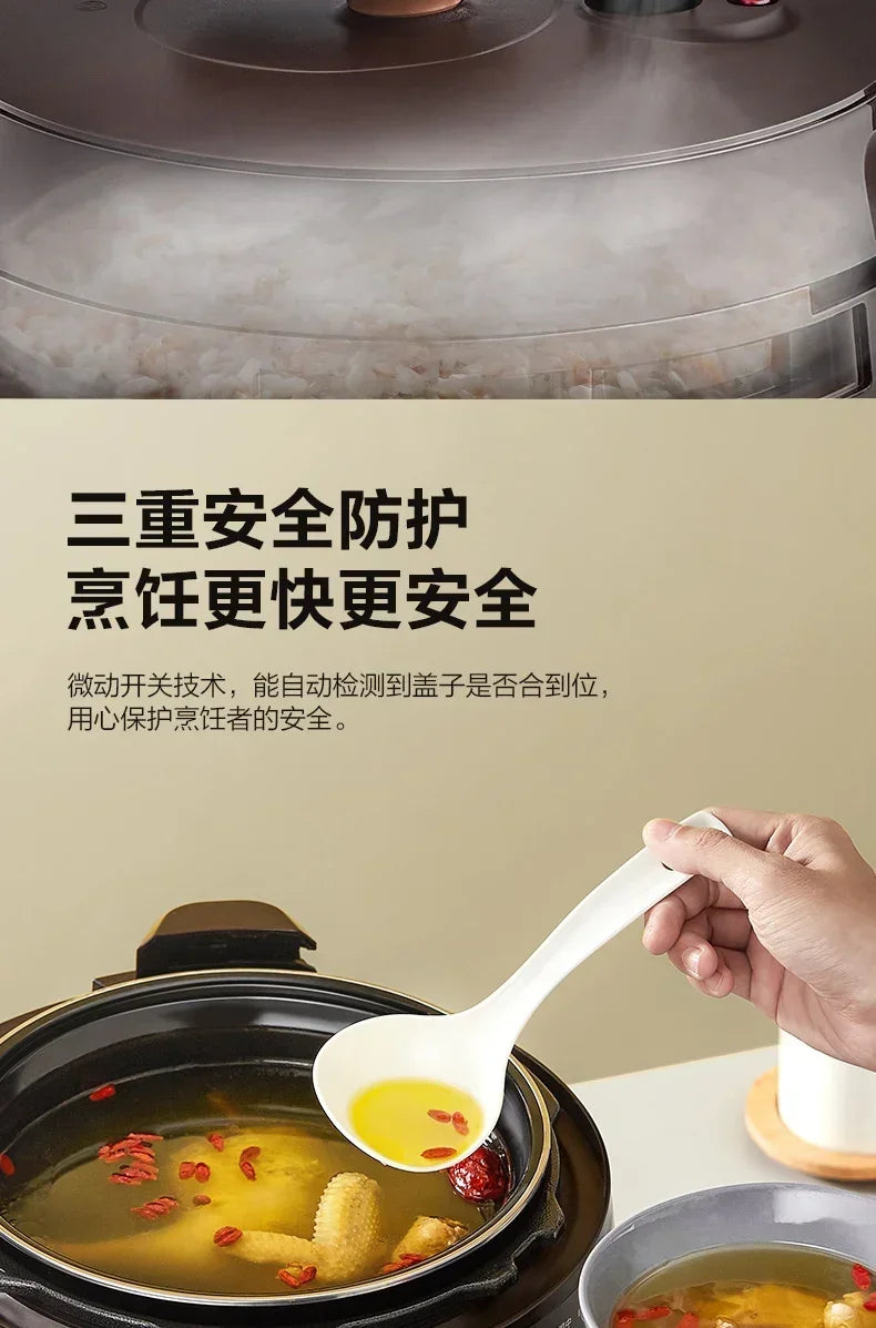 Midea Large-Capacity Intelligent High-Pressure Rice Cooker