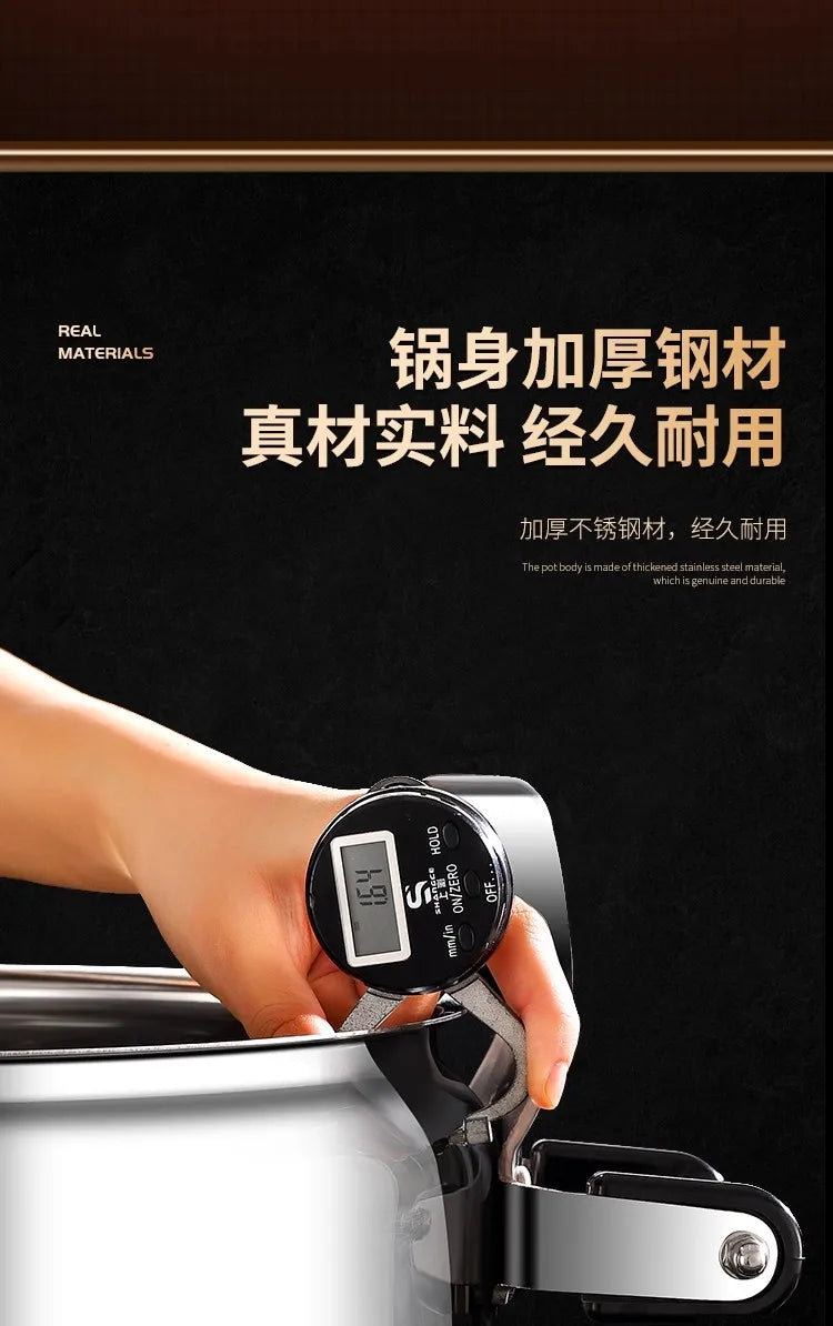 Korean Style Pressure Cooker - Explosion-Proof Stainless Steel