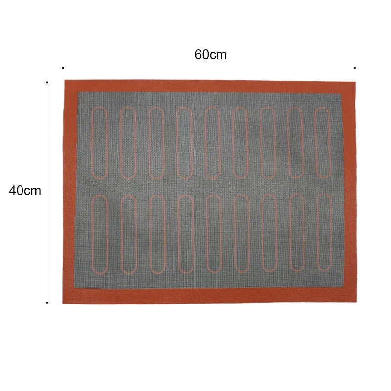 40x60cm Silicone Double Sided Printing Baking Mat Non