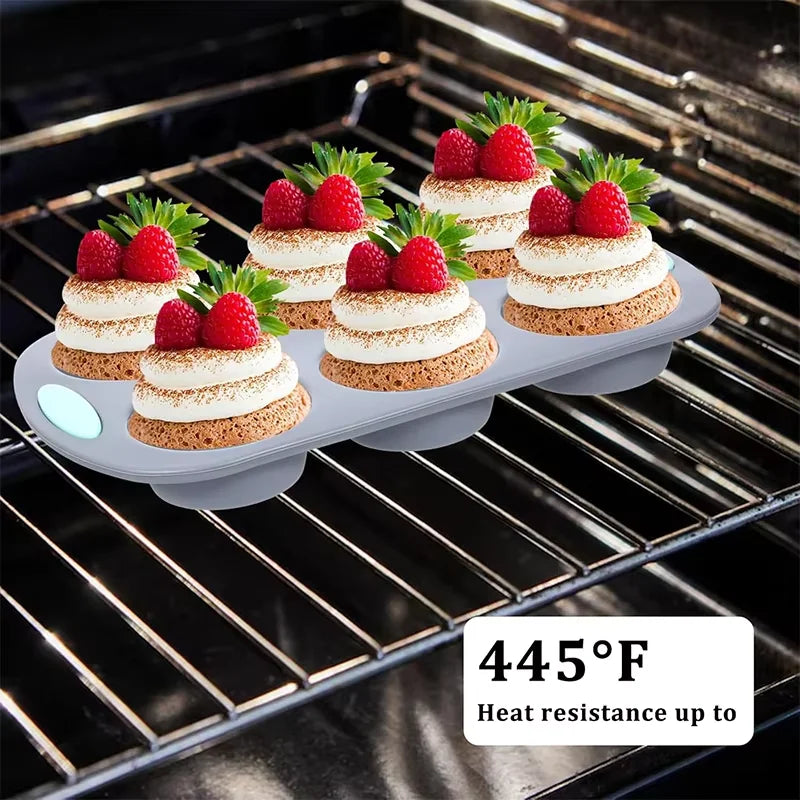 Silicone Fluted Cake Pans Non-Stick Oven Baking Pans