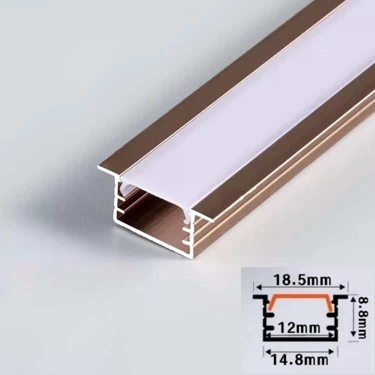 Rose Gold U/Yw Style Led Aluminum Profile 5050
