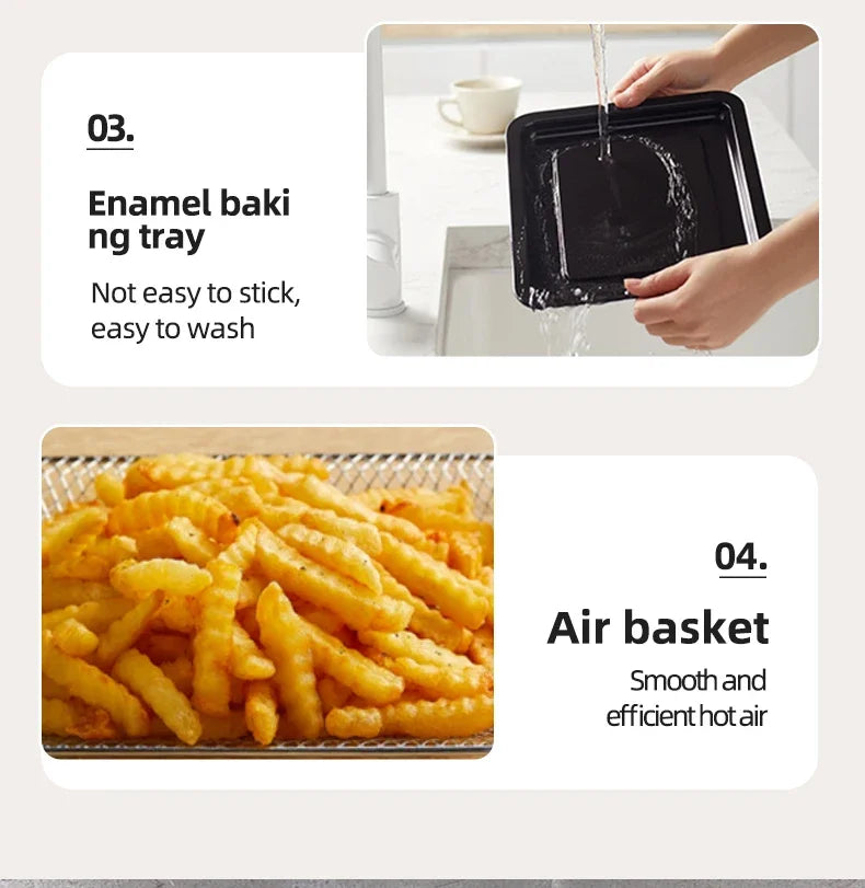 Smart Air Fryer Oven 26l 13l Large Capacity