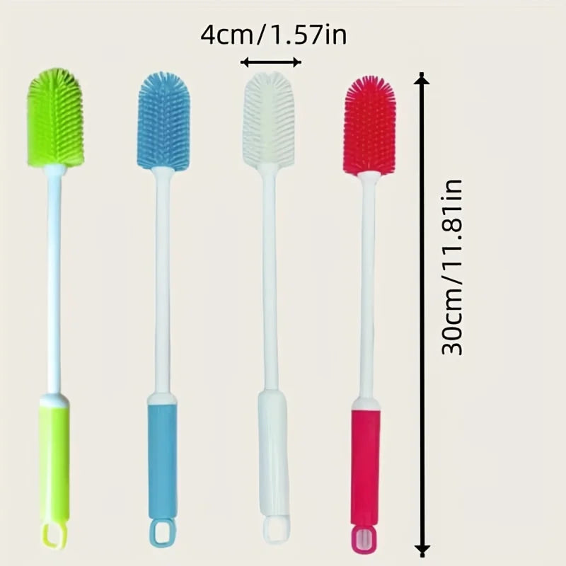 1pc Long Handle Cleaning Brush Non-Slip Grip Narrow