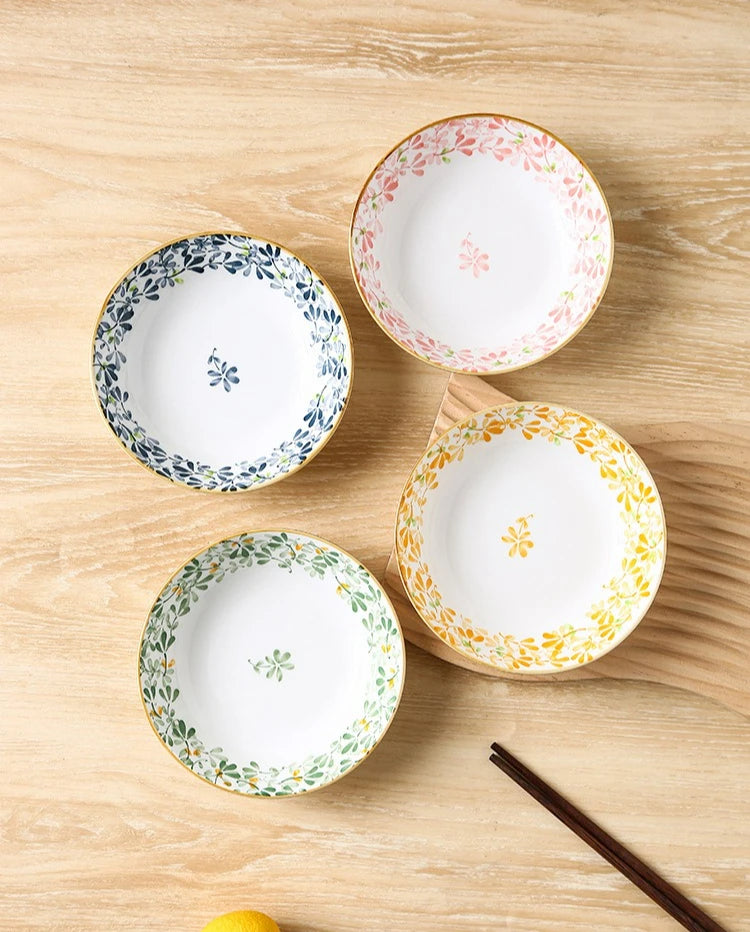 Japanese Style Ceramic Dessert Sauce Dish Plate Creative