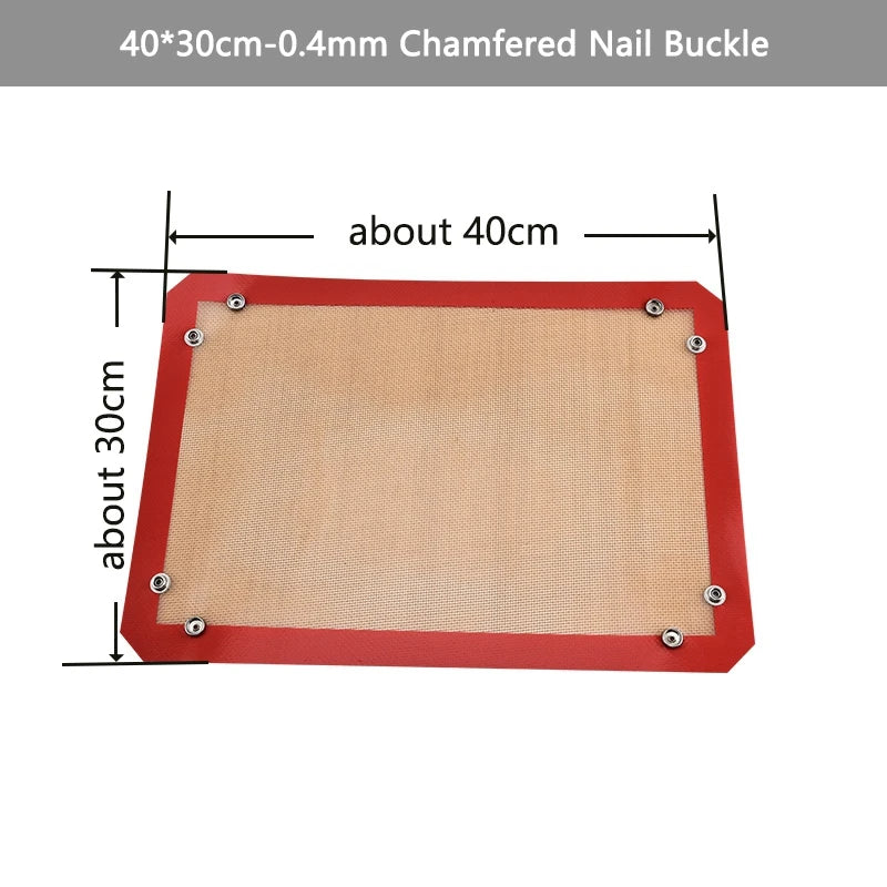 1pc Silicone Baking Mat Button Non-Stick Reusable Heat