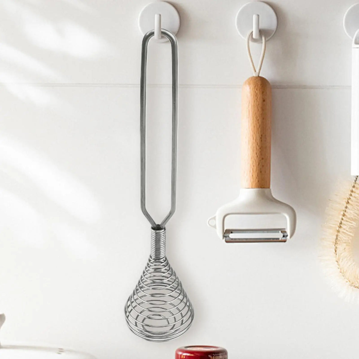 Egg Whisk Spring Coil Whisk Hand Stirrer Handheld