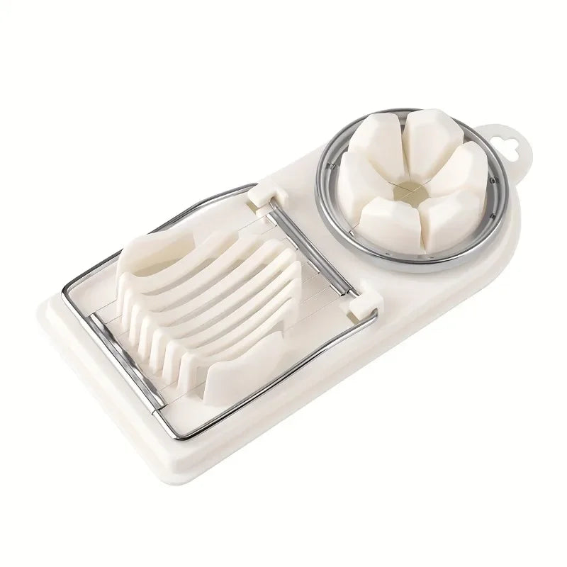 Egg Cutter Stainless Steel Egg Slicer Sectioner Cutter