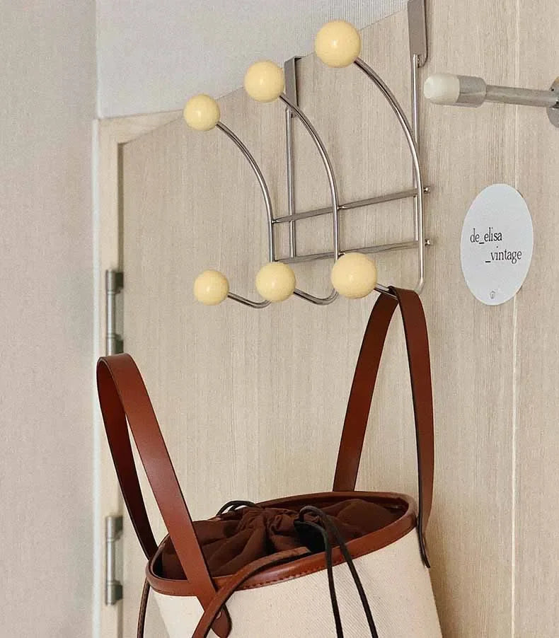 Door Hook Hanging Coat Rack Without Drilling Bedroom
