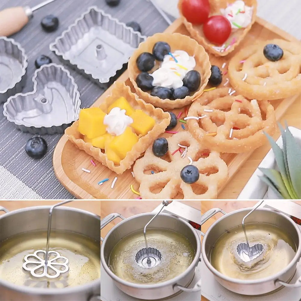 Baking Timbale Molds Funnel Cake Maker Bunuelos Mold