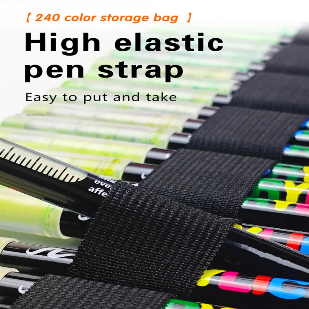 12-418 Colors Acrylic Paint Pen Markers Soft Brush