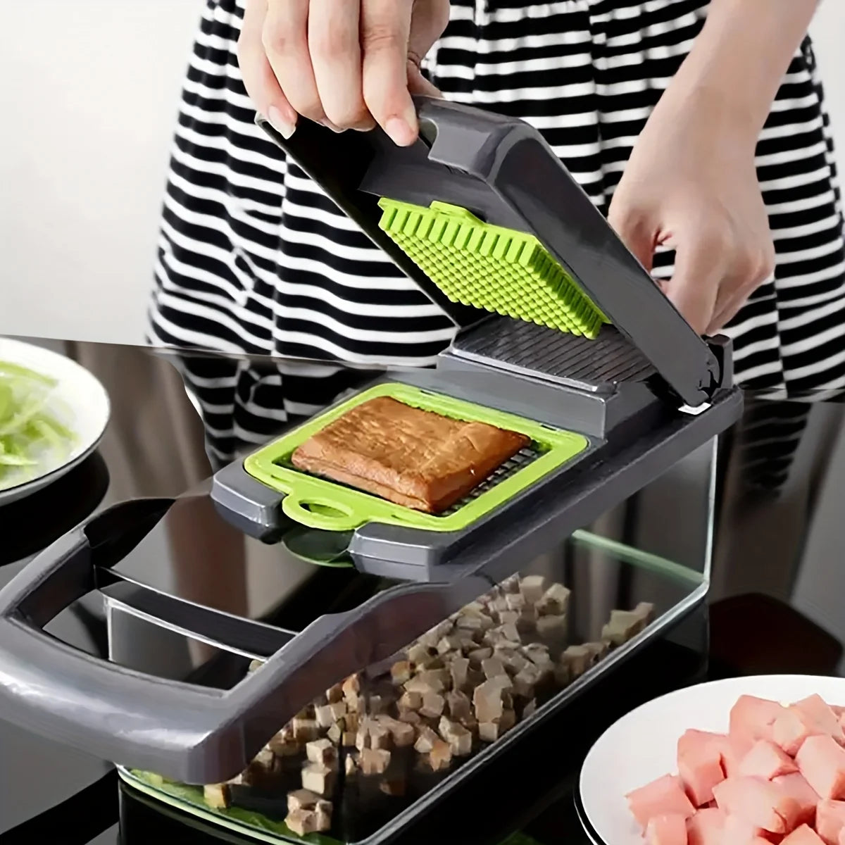 14/16 Pcs/Set Slicer Vegetable Cutter Dicer Shredder Variety