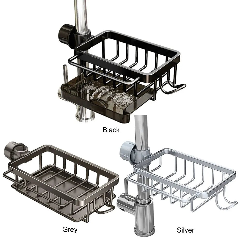 Sink Faucet Organizer Detachable Over Faucet Sink Caddy