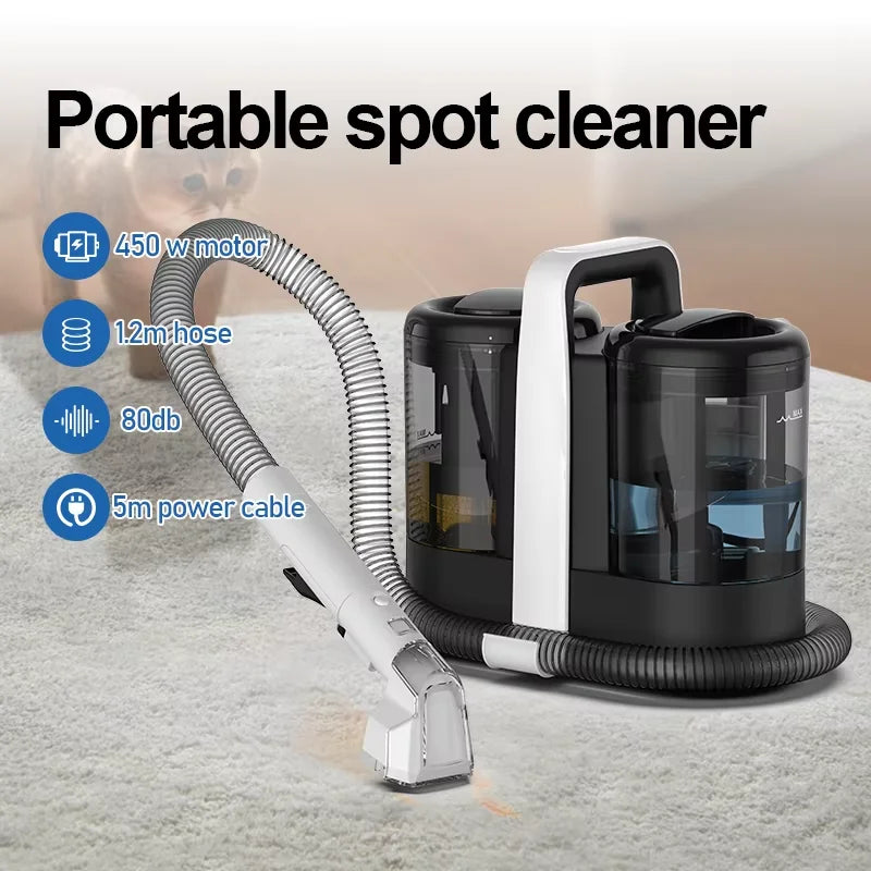 600w Wired Carpet Cleaner Sofa Cleaner Deep Clean