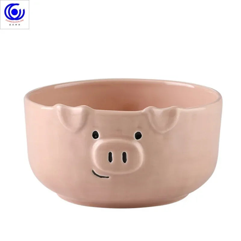 Cute Dish Ceramic Japanese Cartoon Tableware Creative Personality