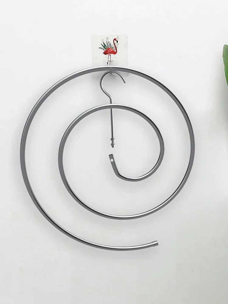Rotating Spiral Laundry Hanger Circular Drying Rack Sheets