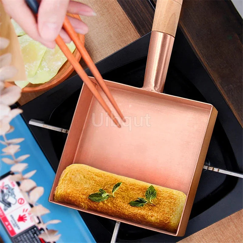 Brass Baking Tray Copper Frying Pan Square Pan