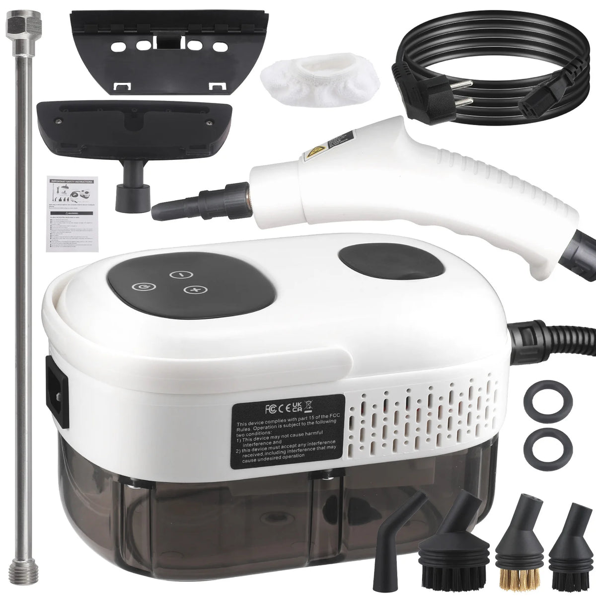 High-Temperature Steam Cleaner 2800w Heavy-Duty Grease & Range