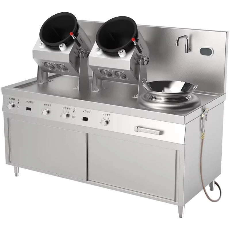 Robot Chef Commercial Automatic Intelligent Cooking Robot Gas