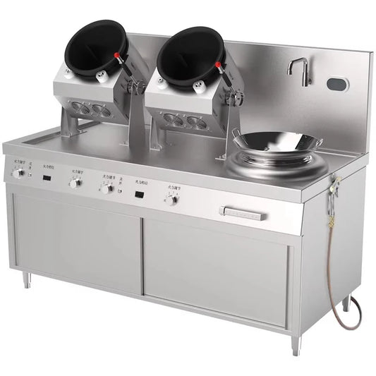 Robot Chef Commercial Automatic Intelligent Cooking Robot Gas